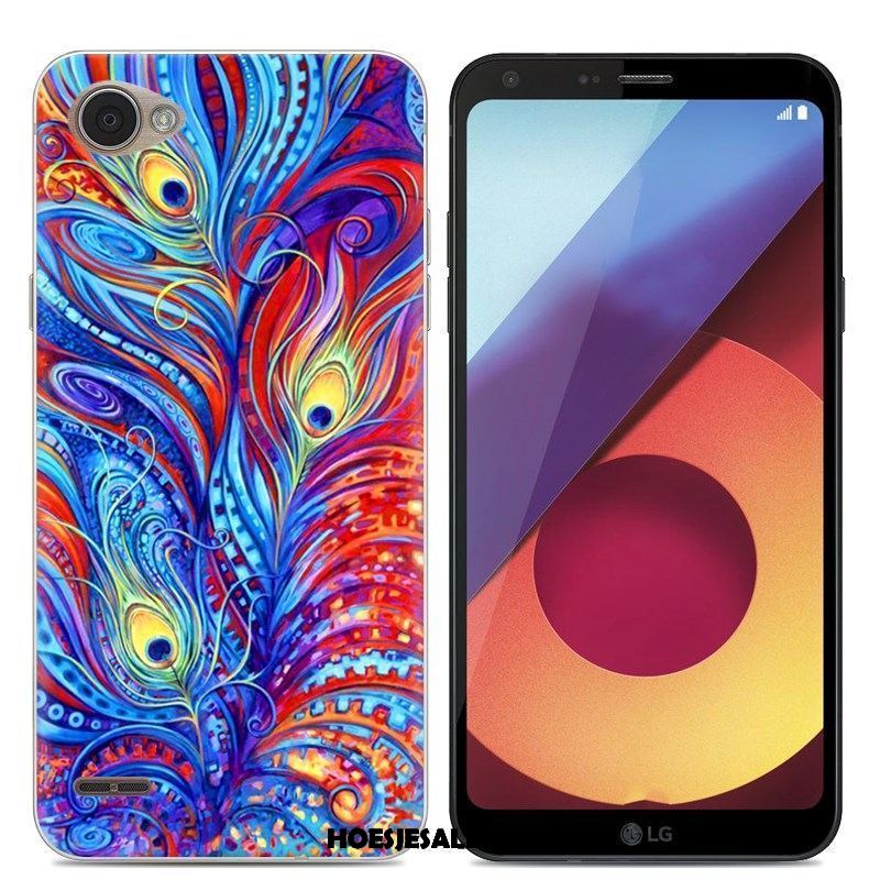 Lg Q6 Hoesje Siliconen Bescherming Eenvoudige Mobiele Telefoon Grijs Sale