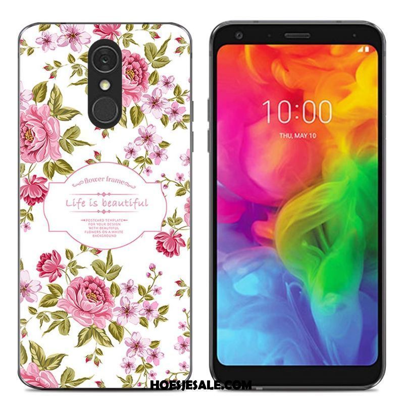 Lg Q7 Hoesje Eenvoudige Siliconen Scheppend All Inclusive Bescherming Kopen