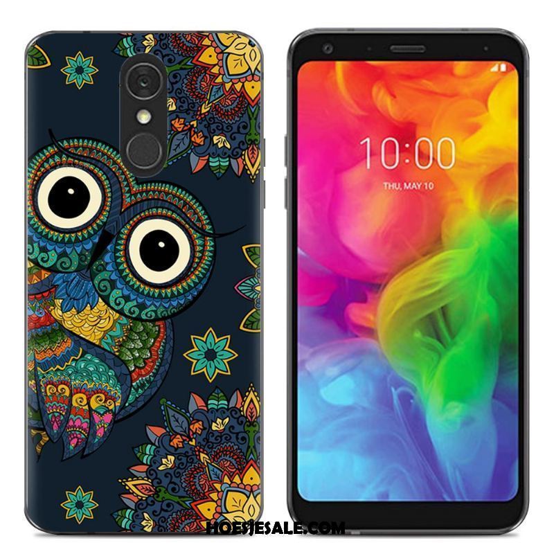 Lg Q7 Hoesje Eenvoudige Siliconen Scheppend All Inclusive Bescherming Kopen