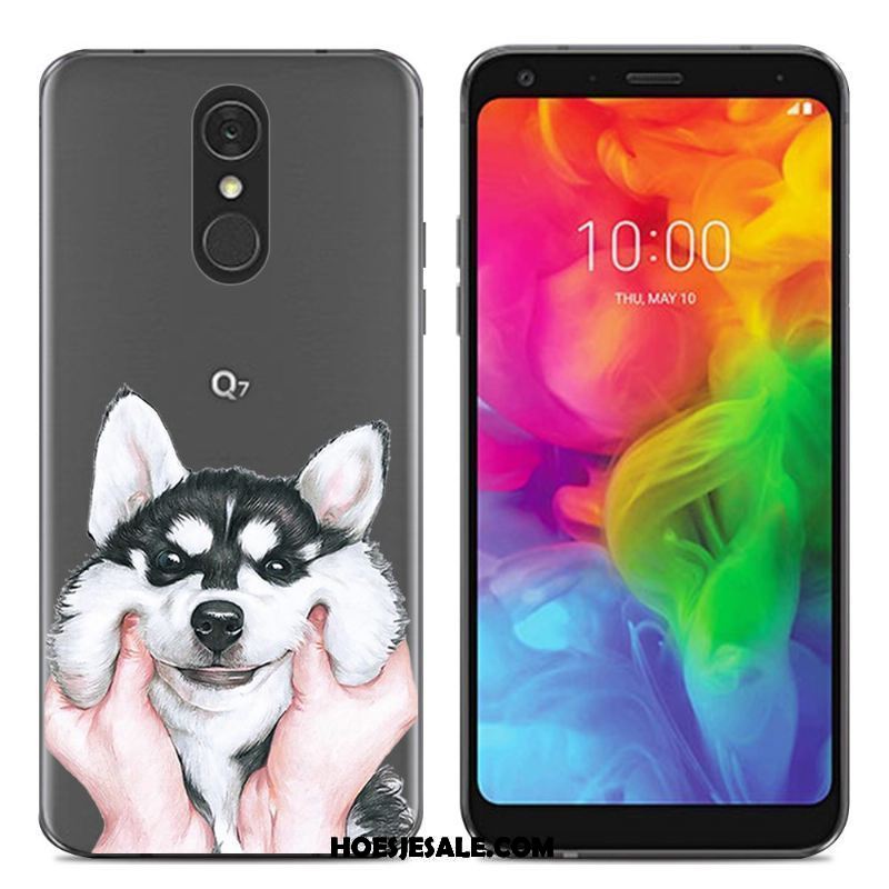 Lg Q7 Hoesje Eenvoudige Siliconen Scheppend All Inclusive Bescherming Kopen