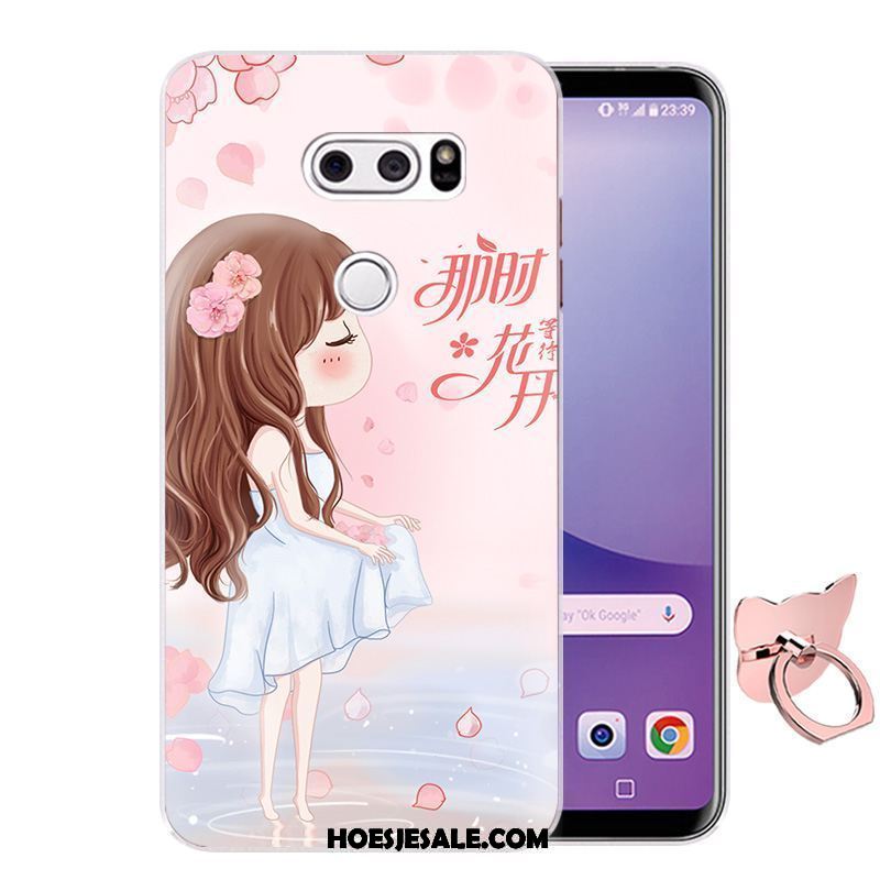 Lg V30 Hoesje Anti-fall Hoes Spotprent Zacht Siliconen Sale