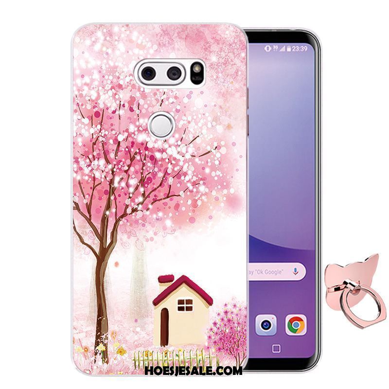 Lg V30 Hoesje Anti-fall Hoes Spotprent Zacht Siliconen Sale