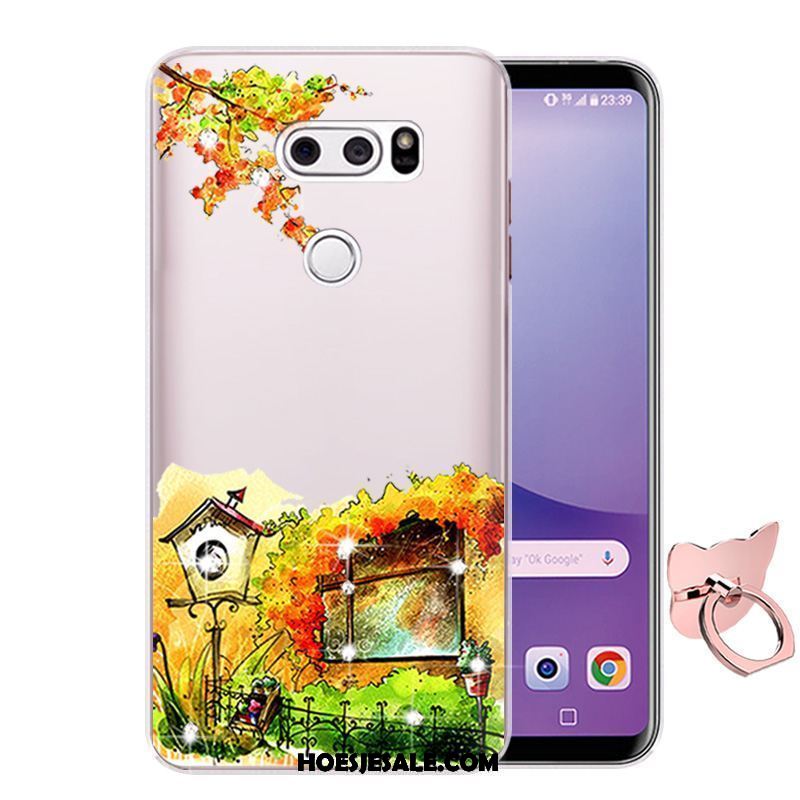 Lg V30 Hoesje Anti-fall Hoes Spotprent Zacht Siliconen Sale