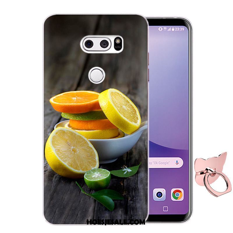 Lg V30 Hoesje Anti-fall Hoes Spotprent Zacht Siliconen Sale