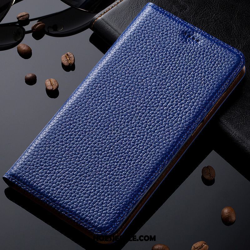 Lg V30 Hoesje Hoes Bescherming Leren Etui Mobiele Telefoon Rood Winkel