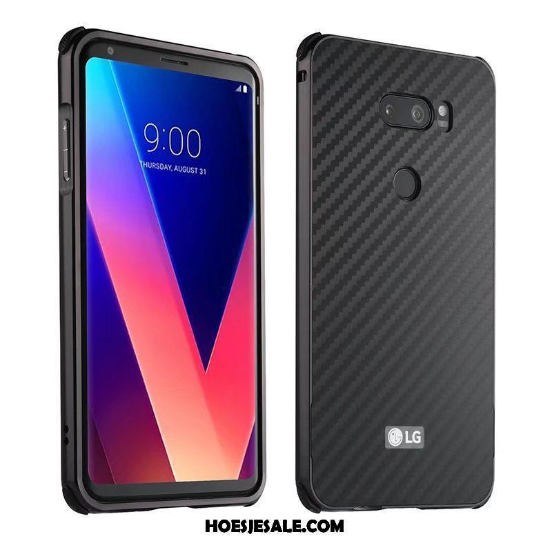 Lg V30 Hoesje Omlijsting Metaal Hoes Mobiele Telefoon Anti-fall Sale