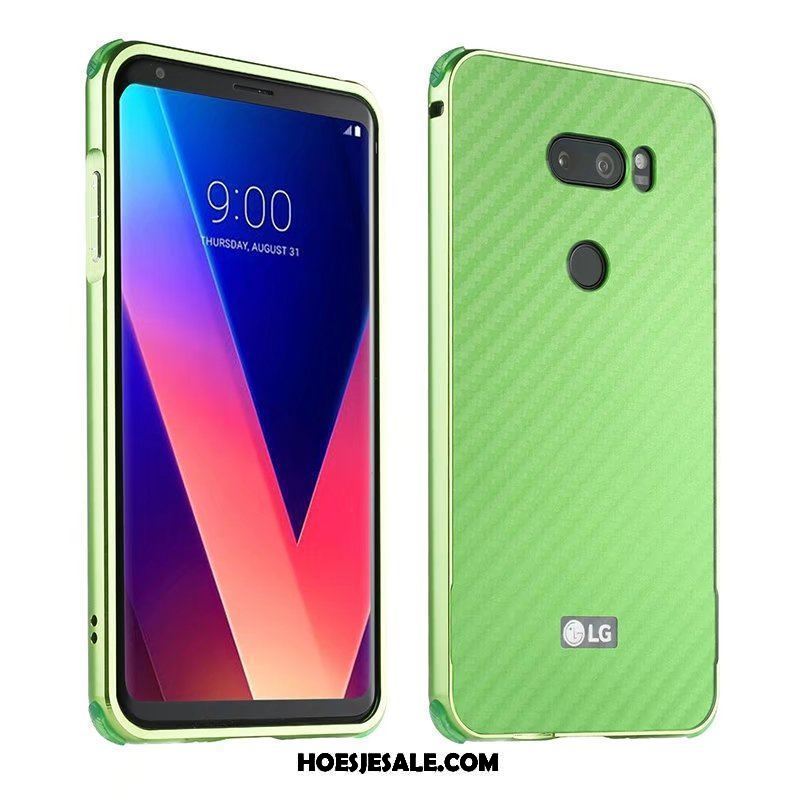 Lg V30 Hoesje Omlijsting Metaal Hoes Mobiele Telefoon Anti-fall Sale