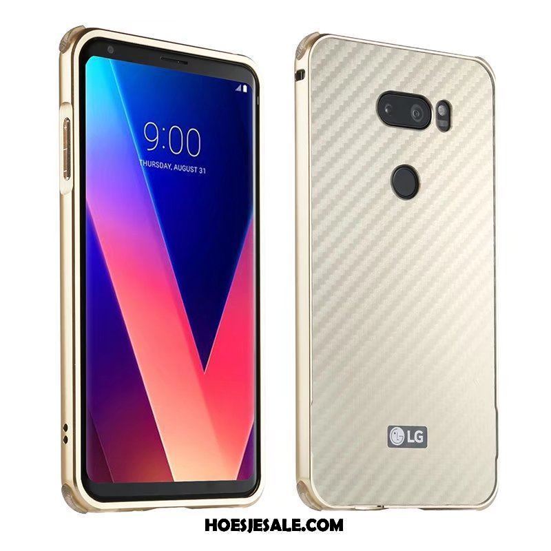 Lg V30 Hoesje Omlijsting Metaal Hoes Mobiele Telefoon Anti-fall Sale