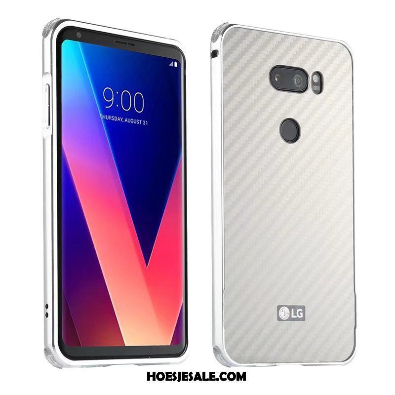 Lg V30 Hoesje Omlijsting Metaal Hoes Mobiele Telefoon Anti-fall Sale