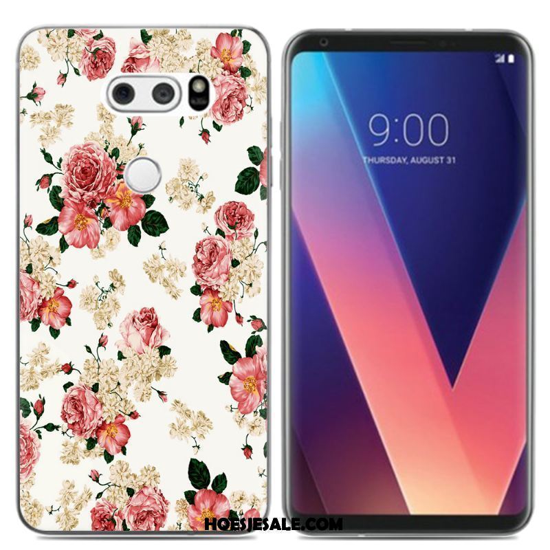 Lg V30 Hoesje Pu Siliconen Kleur Mobiele Telefoon Mini Goedkoop