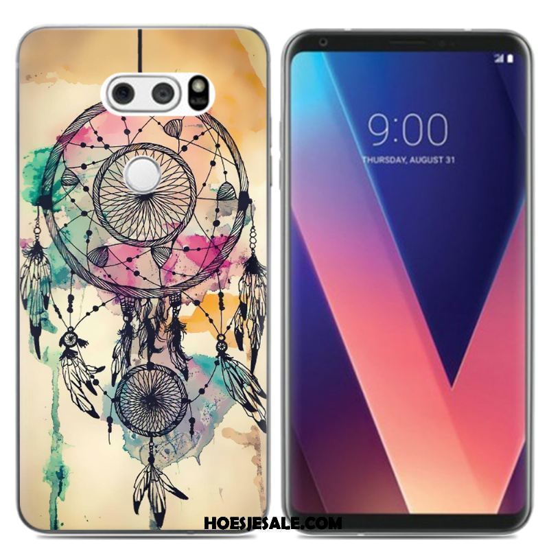 Lg V30 Hoesje Pu Siliconen Kleur Mobiele Telefoon Mini Goedkoop