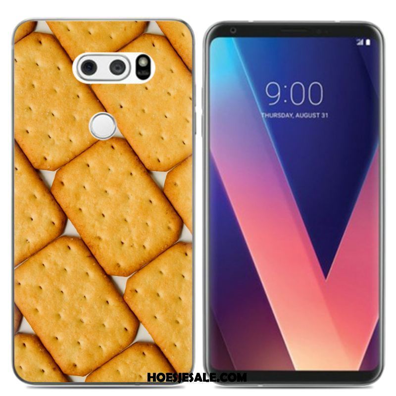 Lg V30 Hoesje Pu Siliconen Kleur Mobiele Telefoon Mini Goedkoop