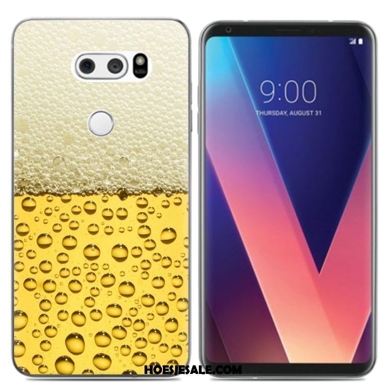 Lg V30 Hoesje Pu Siliconen Kleur Mobiele Telefoon Mini Goedkoop