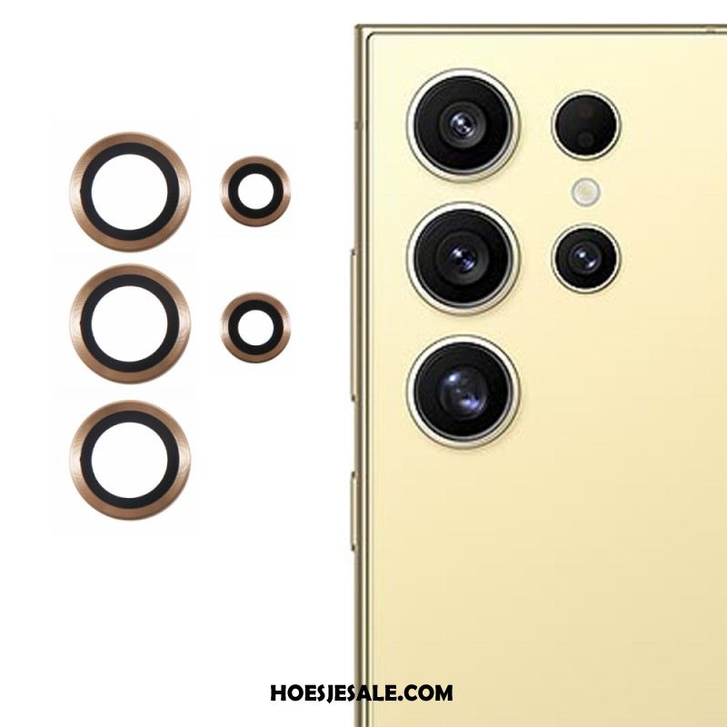 Metalen Lensbeschermer Voor Samsung Galaxy S25 Ultra 5g Gegalvaniseerd En Gehard Glas
