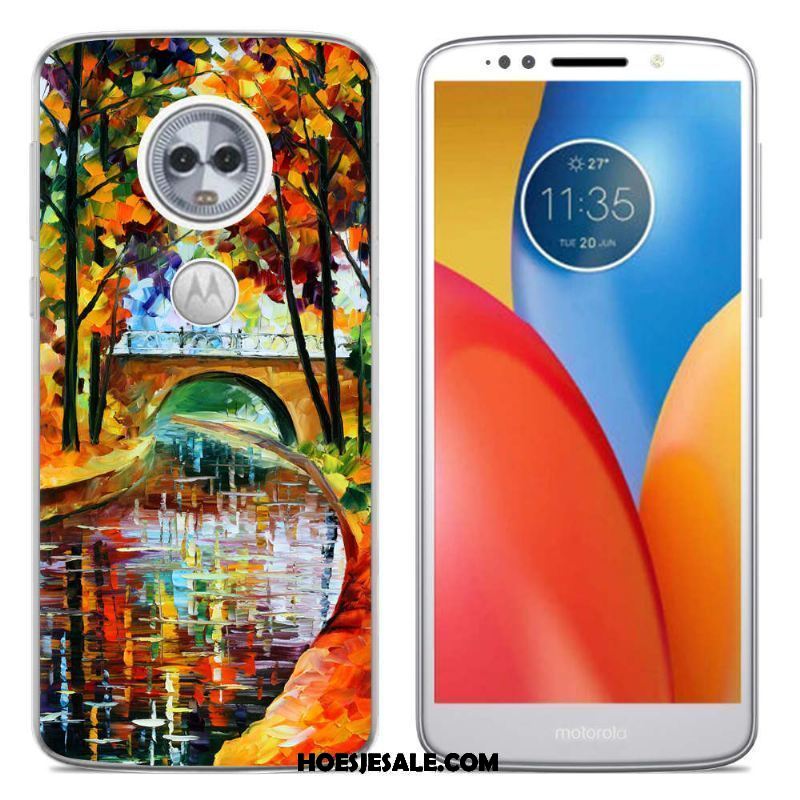 Moto E5 Hoesje Kleur Siliconen Trend Hoes Mobiele Telefoon Aanbiedingen