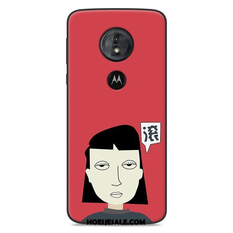 Moto E5 Hoesje Trend Anti-fall All Inclusive Wit Scheppend Sale