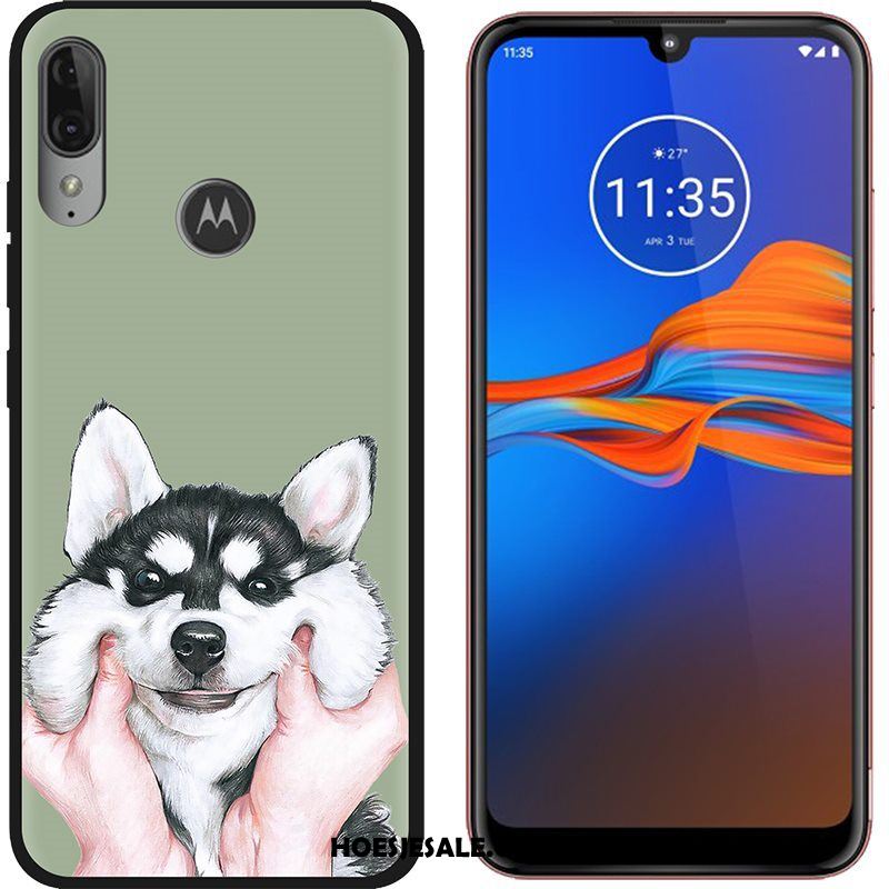 Moto E6 Plus Hoesje Schrobben Mobiele Telefoon Spotprent Doek Hoes Aanbiedingen