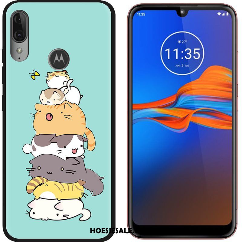 Moto E6 Plus Hoesje Schrobben Mobiele Telefoon Spotprent Doek Hoes Aanbiedingen