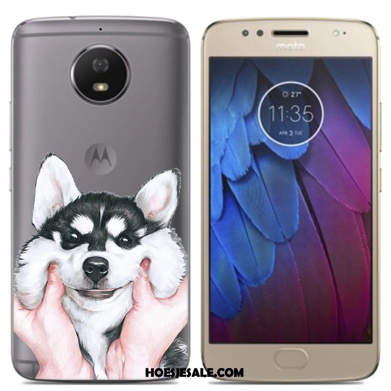 Moto G5s Hoesje Hoes Olieverfschilderij Geel Mobiele Telefoon Dun Kopen