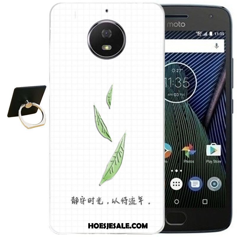 Moto G5s Plus Hoesje Bescherming Zacht Geel Siliconen Reliëf Sale