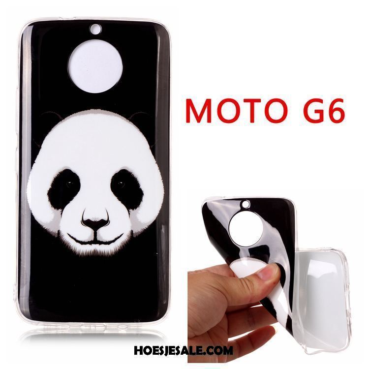 Moto G6 Hoesje Anti-fall Vintage Hanger Zacht Hoes