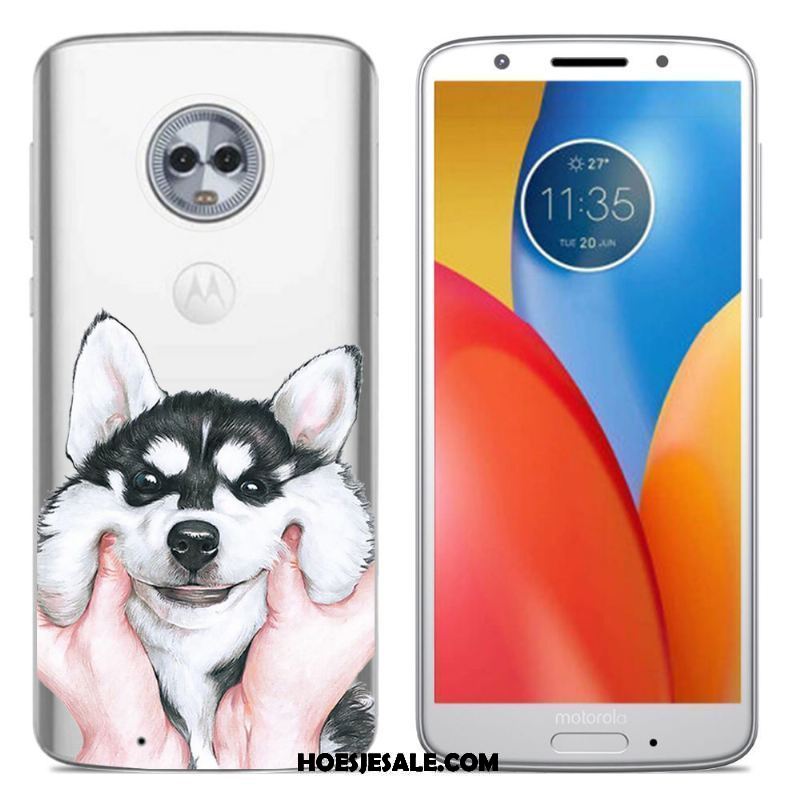 Moto G6 Hoesje Groen Mobiele Telefoon Zacht Siliconenhoesje Scheppend Online