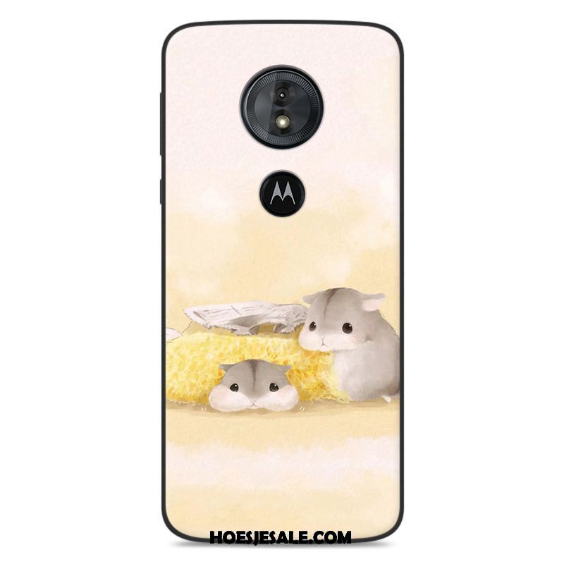 Moto G6 Play Hoesje All Inclusive Wit Bescherming Anti-fall Siliconen Winkel