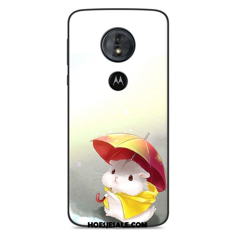 Moto G6 Play Hoesje All Inclusive Wit Bescherming Anti-fall Siliconen Winkel