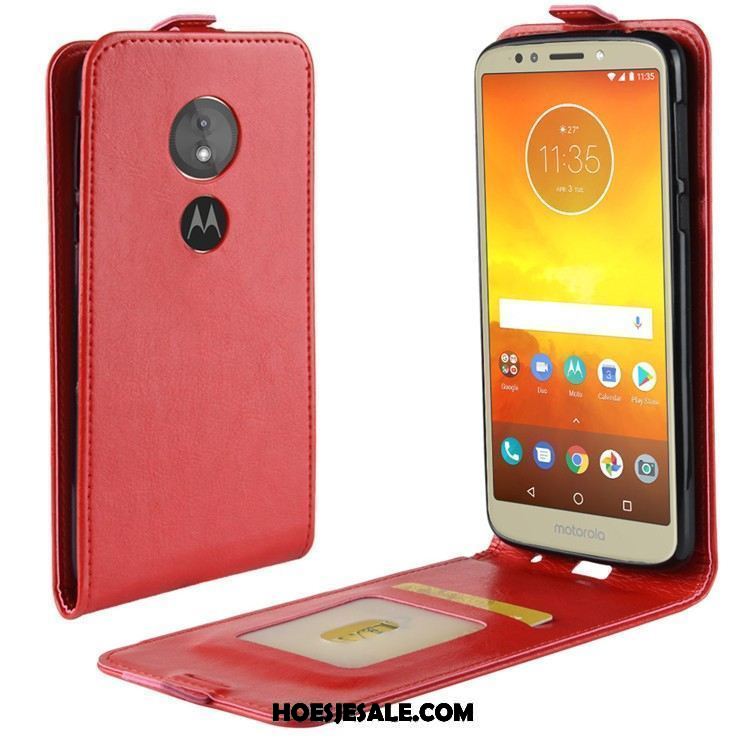 Moto G6 Play Hoesje Anti-fall Leren Etui Folio Bescherming Hoes Kopen