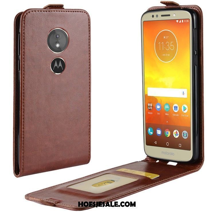 Moto G6 Play Hoesje Anti-fall Leren Etui Folio Bescherming Hoes Kopen