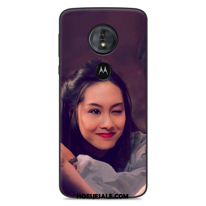 Moto G6 Play Hoesje Purper Zacht Hoes Mobiele Telefoon Siliconen Kopen