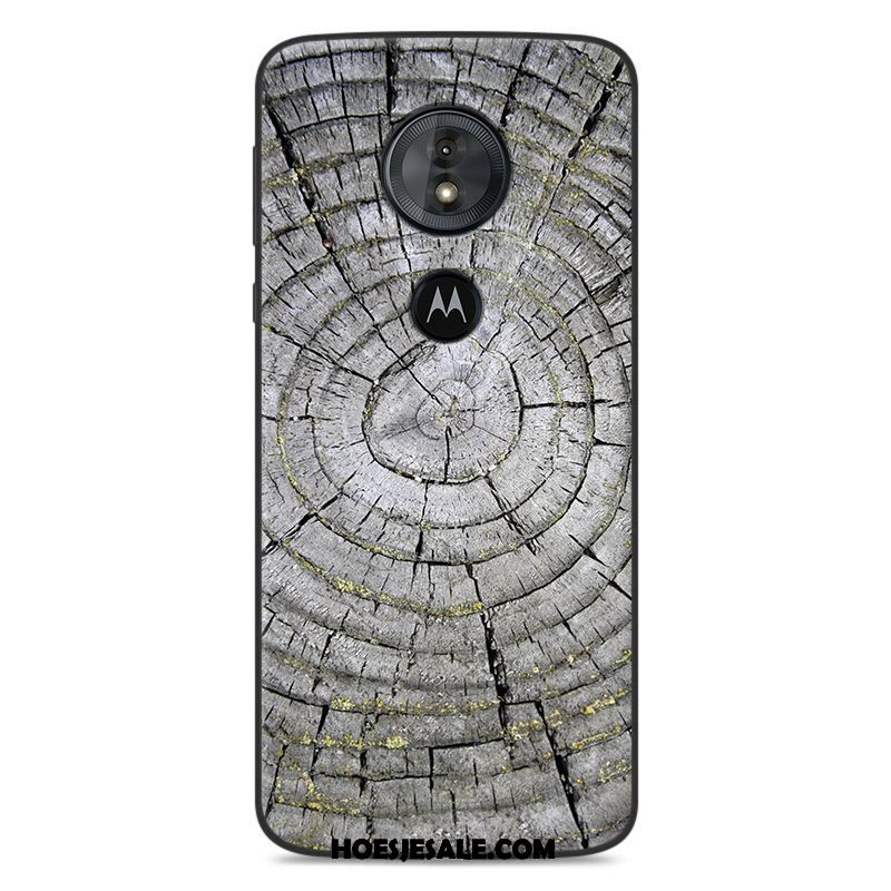 Moto G6 Play Hoesje Scheppend Trend Patroon Zacht Wit Sale