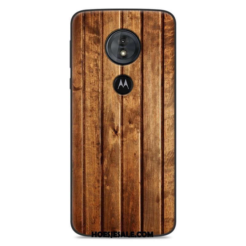 Moto G6 Play Hoesje Scheppend Trend Patroon Zacht Wit Sale