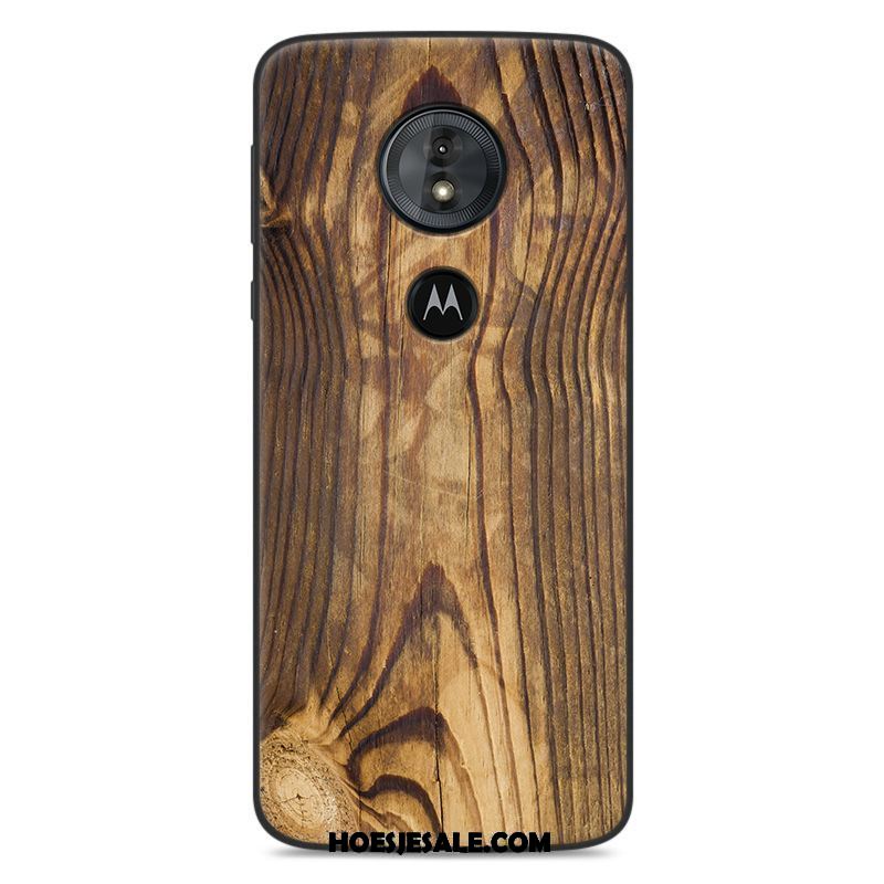 Moto G6 Play Hoesje Scheppend Trend Patroon Zacht Wit Sale