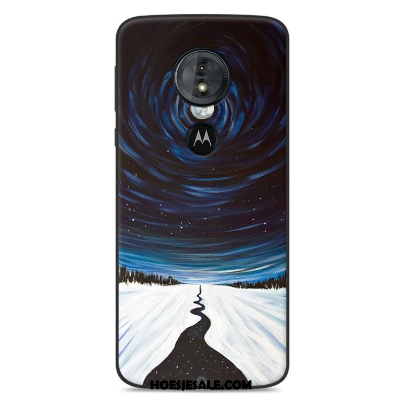 Moto G6 Play Hoesje Scheppend Zacht Siliconen Grijs Bescherming Kopen