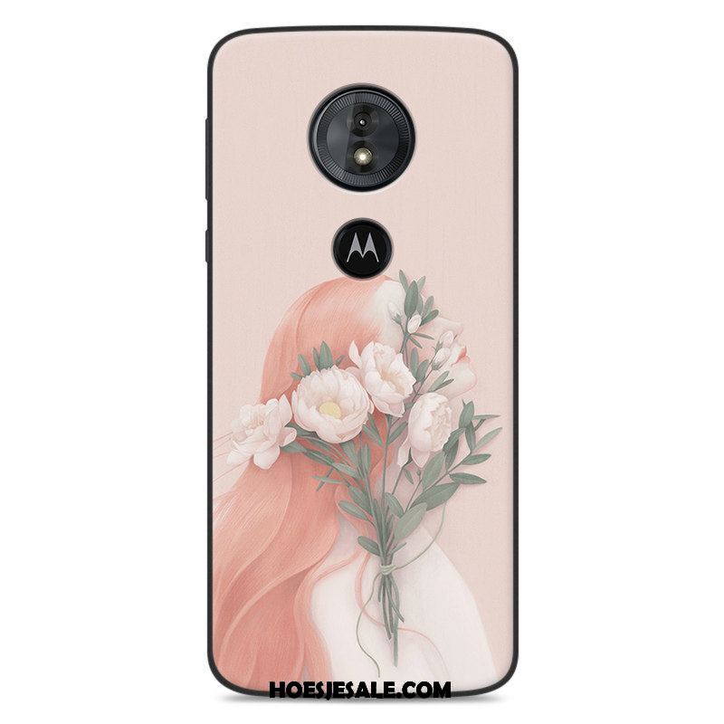 Moto G6 Play Hoesje Zacht Mobiele Telefoon All Inclusive Hoes Rood Goedkoop