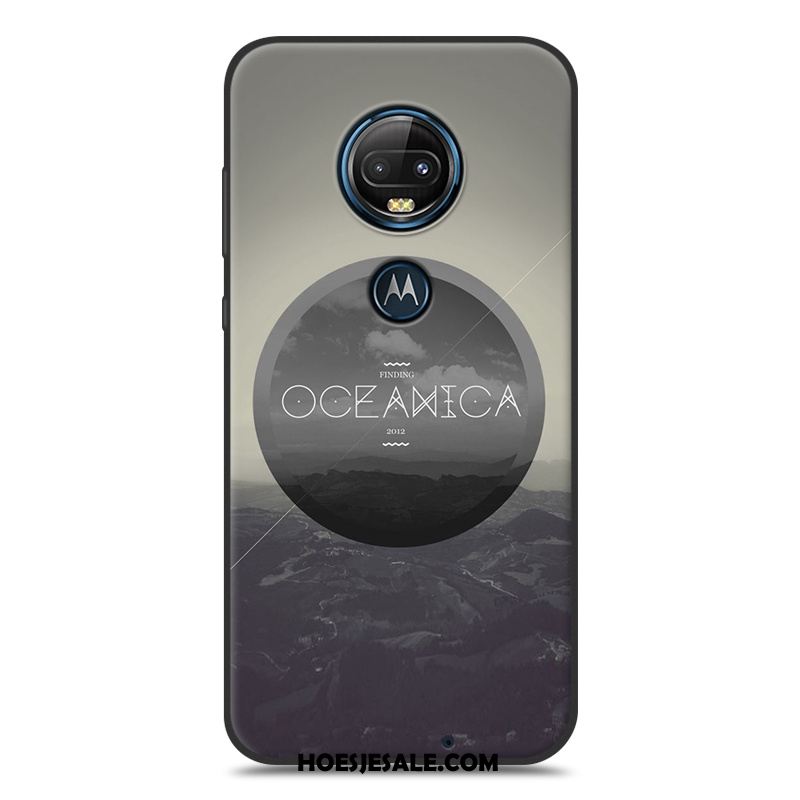 Moto G7 Hoesje All Inclusive Bescherming Zwart Hoes Zacht Sale