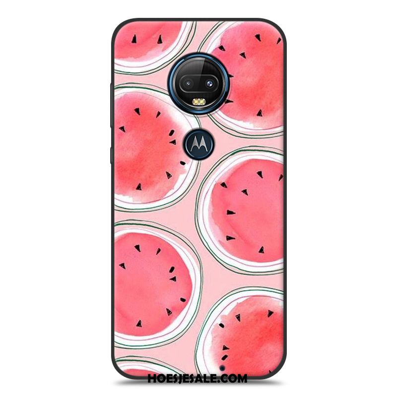 Moto G7 Hoesje All Inclusive Bescherming Zwart Hoes Zacht Sale