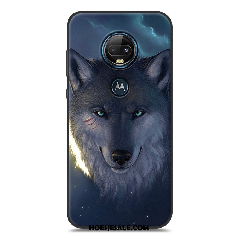 Moto G7 Hoesje All Inclusive Bescherming Zwart Hoes Zacht Sale