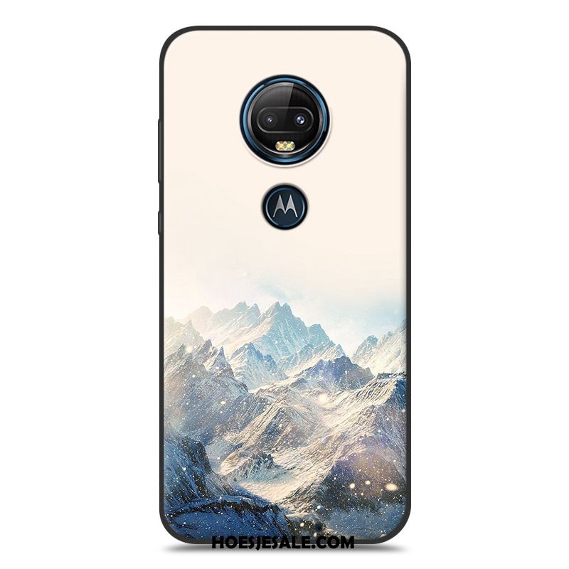 Moto G7 Hoesje All Inclusive Bescherming Zwart Hoes Zacht Sale