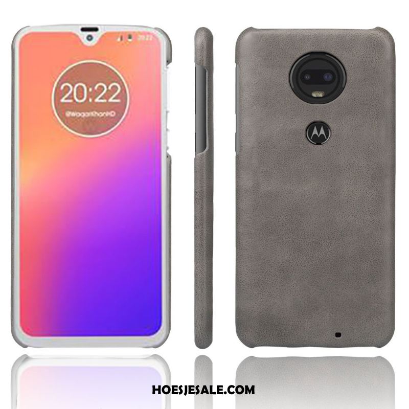 Moto G7 Hoesje Anti-fall Bedrijf Rood Hoes Achterklep Kopen