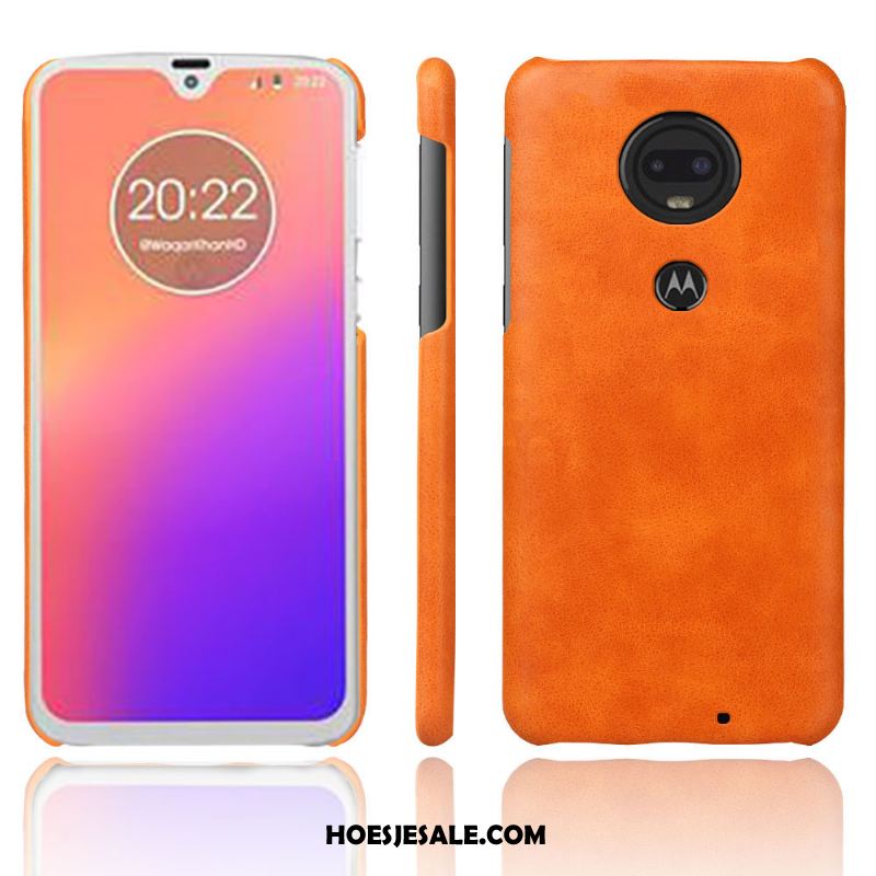 Moto G7 Hoesje Anti-fall Bedrijf Rood Hoes Achterklep Kopen