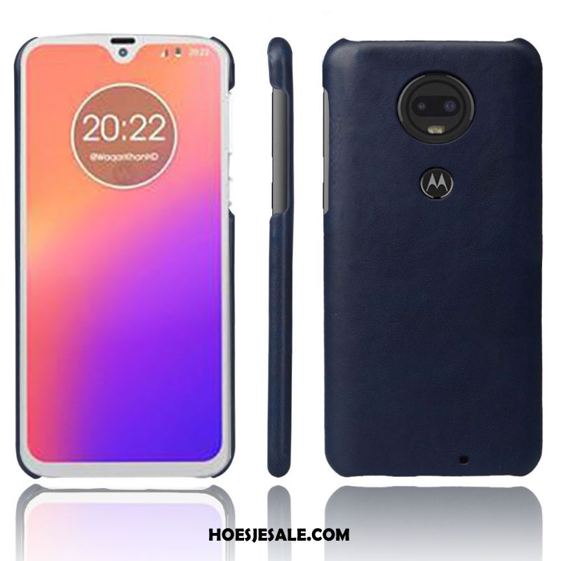 Moto G7 Hoesje Anti-fall Bedrijf Rood Hoes Achterklep Kopen