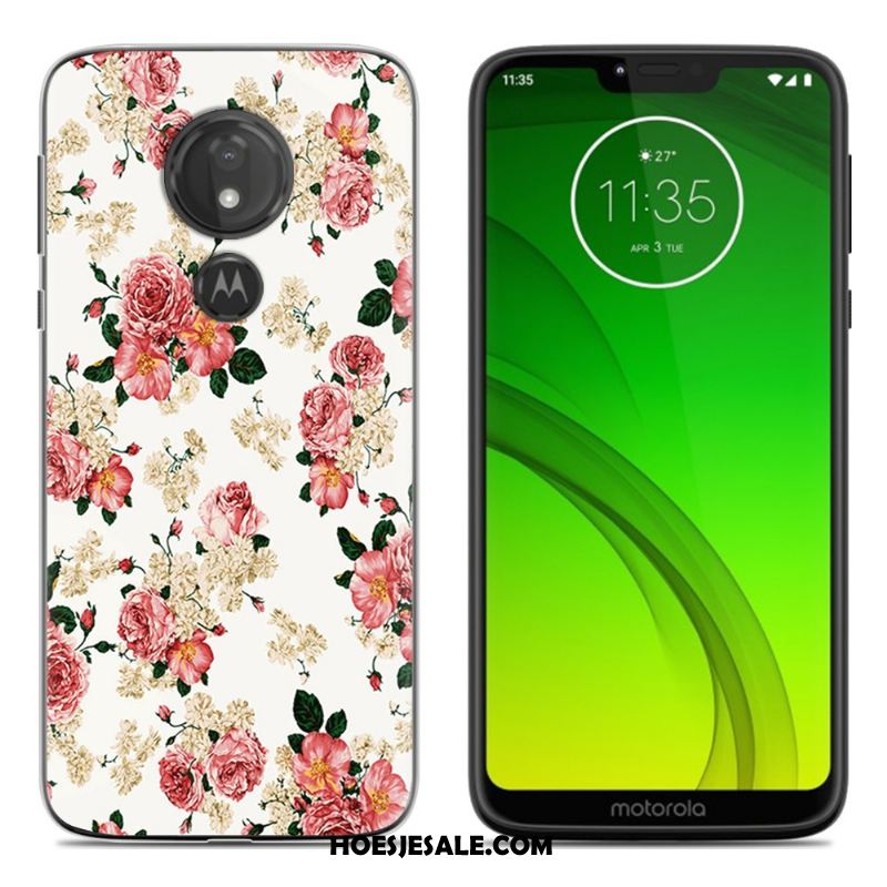 Moto G7 Hoesje Geschilderd Zwart Nieuw Mobiele Telefoon Spotprent Sale