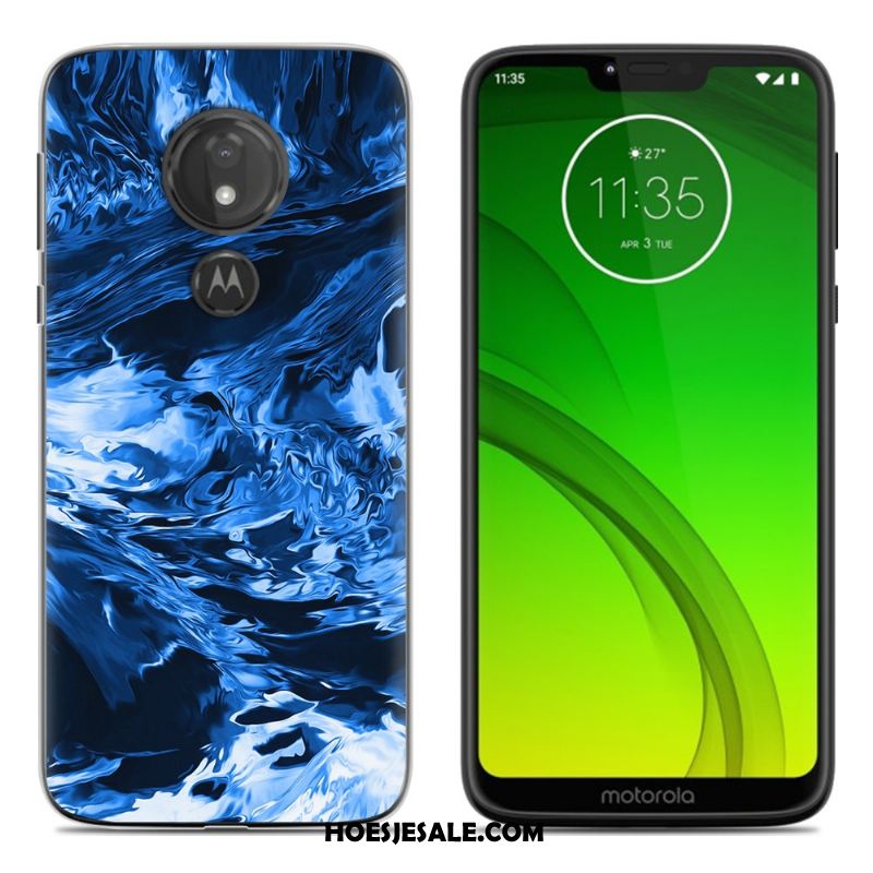 Moto G7 Hoesje Geschilderd Zwart Nieuw Mobiele Telefoon Spotprent Sale