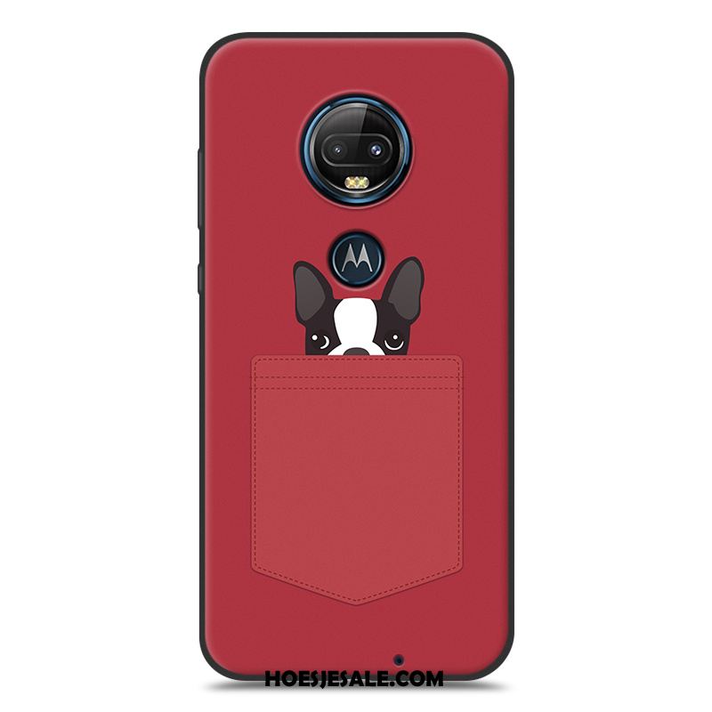 Moto G7 Hoesje Mooie All Inclusive Blauw Mobiele Telefoon Spotprent Online