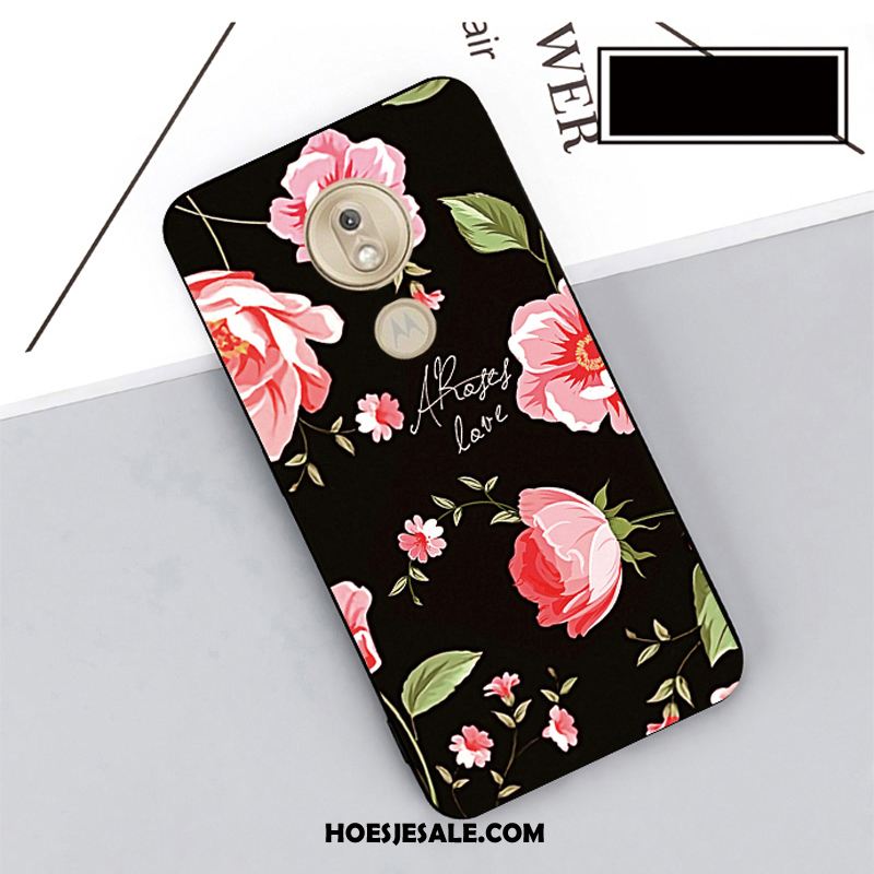 Moto G7 Play Hoesje Bescherming Hoes Mobiele Telefoon Rood Hanger Korting