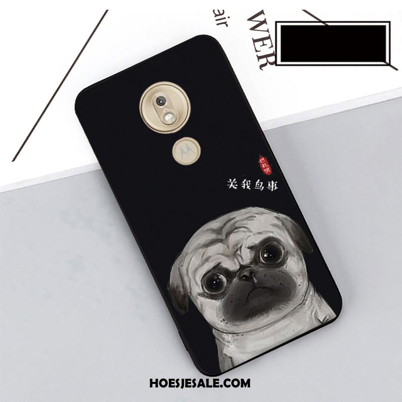 Moto G7 Play Hoesje Bescherming Hoes Mobiele Telefoon Rood Hanger Korting