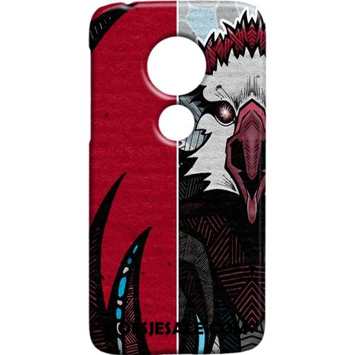 Moto G7 Play Hoesje Hip-hop Hard Rood Trendy Merk Schrobben Sale