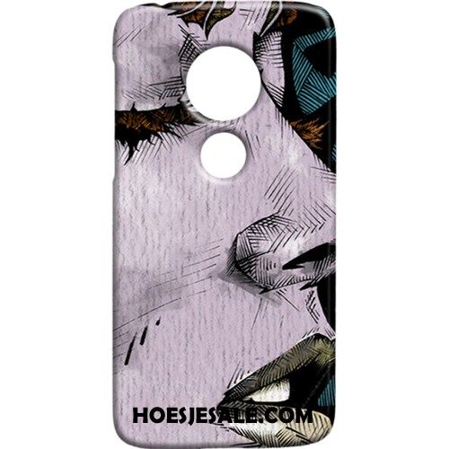 Moto G7 Play Hoesje Hip-hop Hard Rood Trendy Merk Schrobben Sale